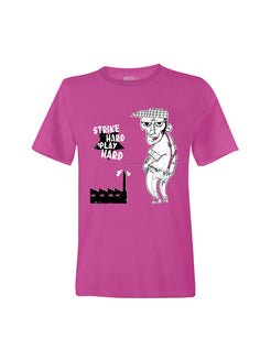 dna merch Strike Hard Play Hard T-Shirt Biobaumwolle