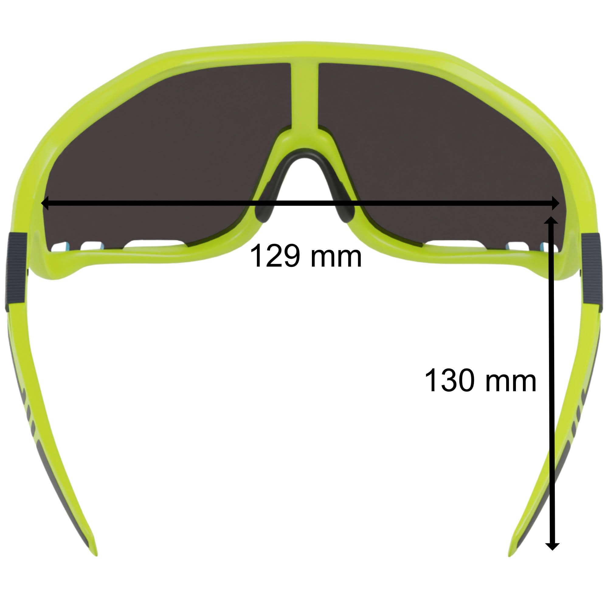 BEZLIT Shield Sport Sonnenbrille Gelb UV Protect