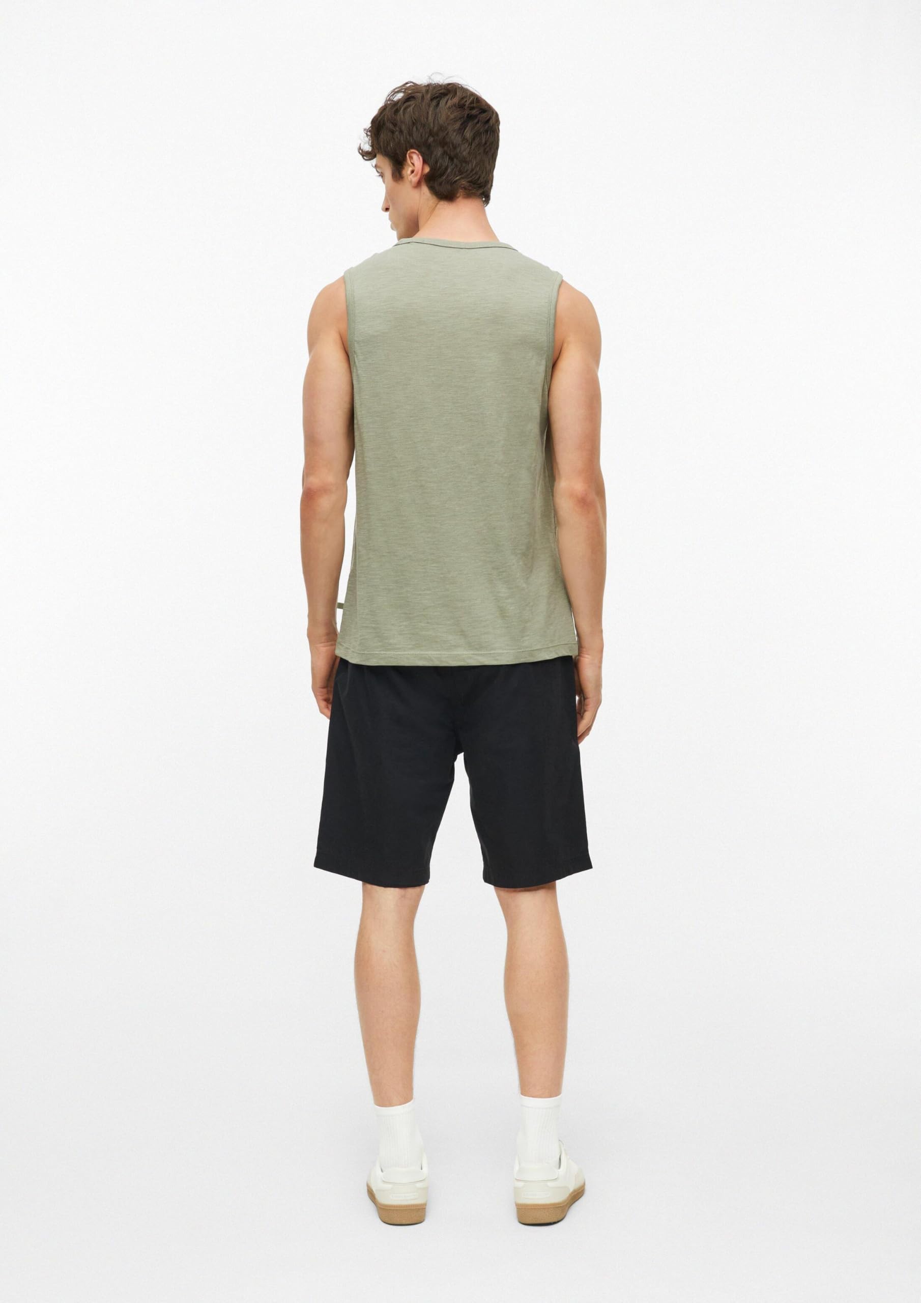 s.Oliver 2178332 Herren Tanktop ärmellos Weiß
