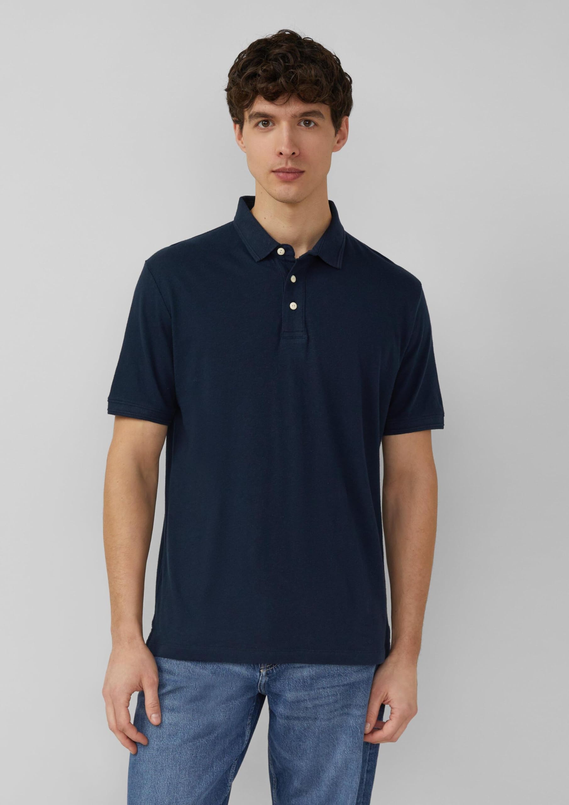 s.Oliver Junior Poloshirt Baumwoll-Leinenmix Sommer