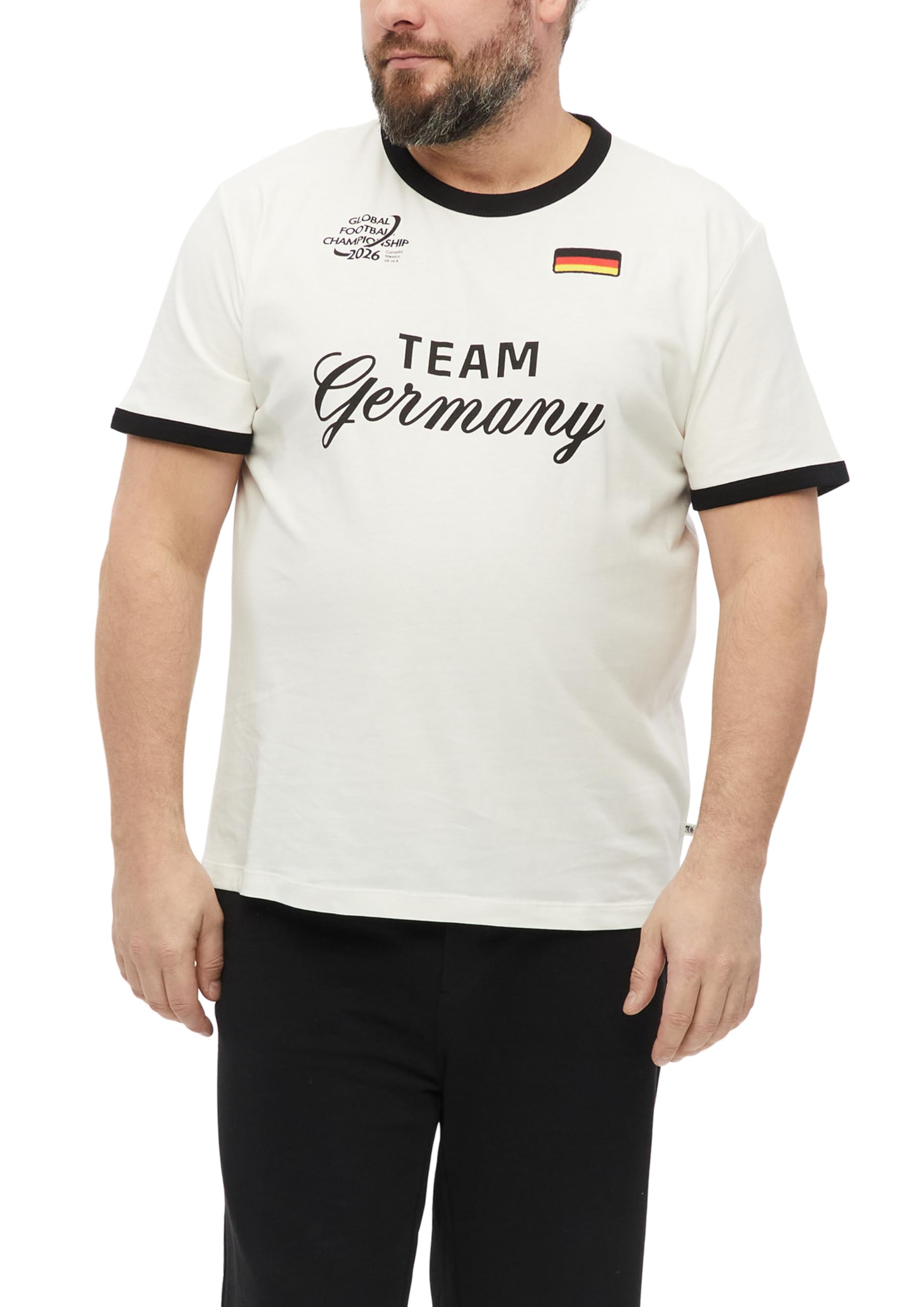 s.Oliver Junior T-Shirt Fußball-Motiv schwarz