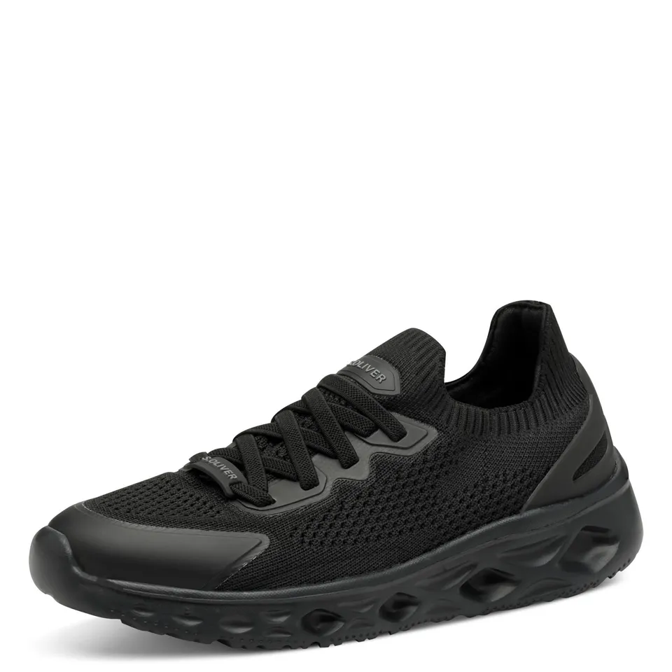 s.Oliver Junior Mädchen-Sneaker Chunky schwarz sportlich