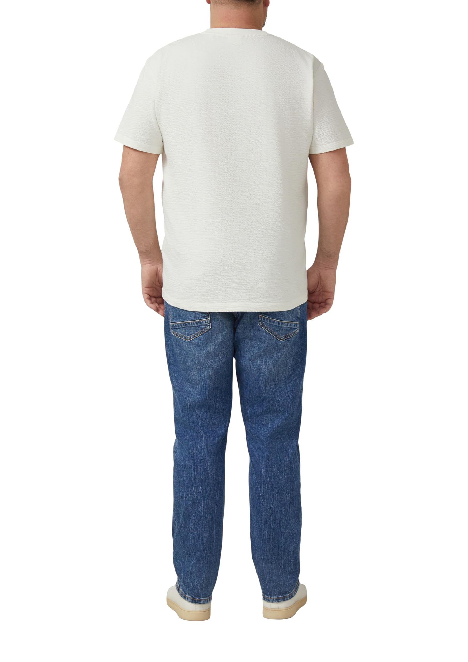 s.Oliver Junior T-Shirt strukturiert Baumwolle Alltag