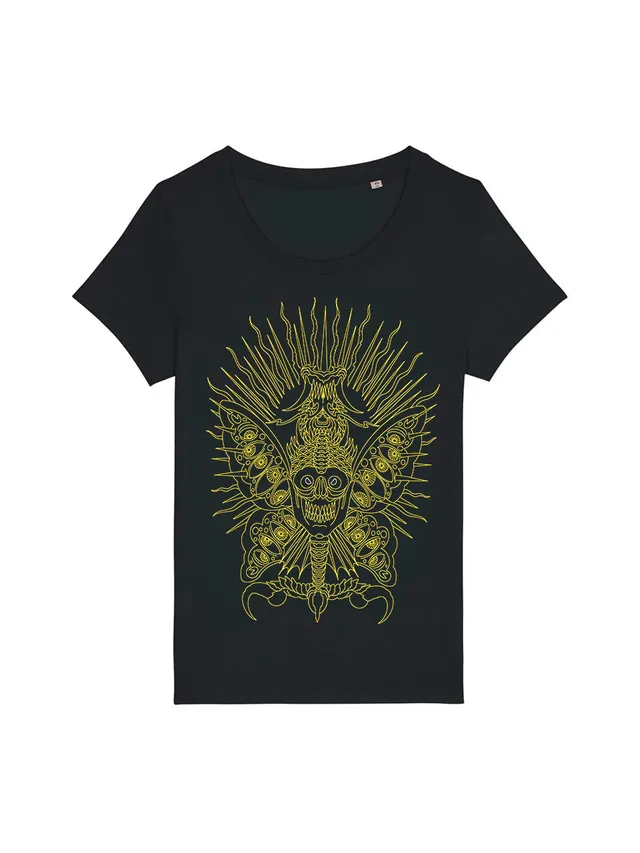 dna merch Loco Sailor Scary Butterfly V2 T-Shirt Damen Bio-Baumwolle