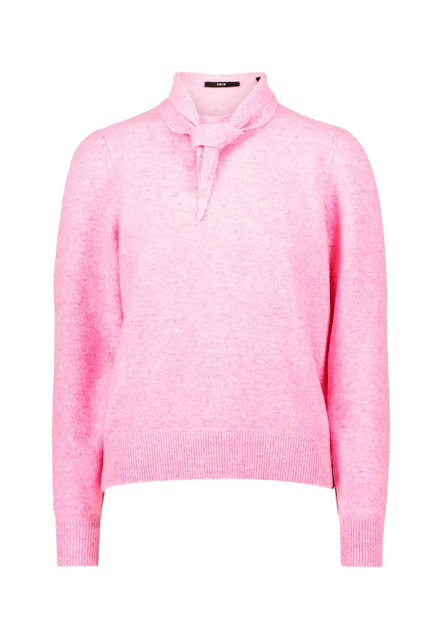 zero Pullover Strickhalstuch Damen Pink Gr. 40