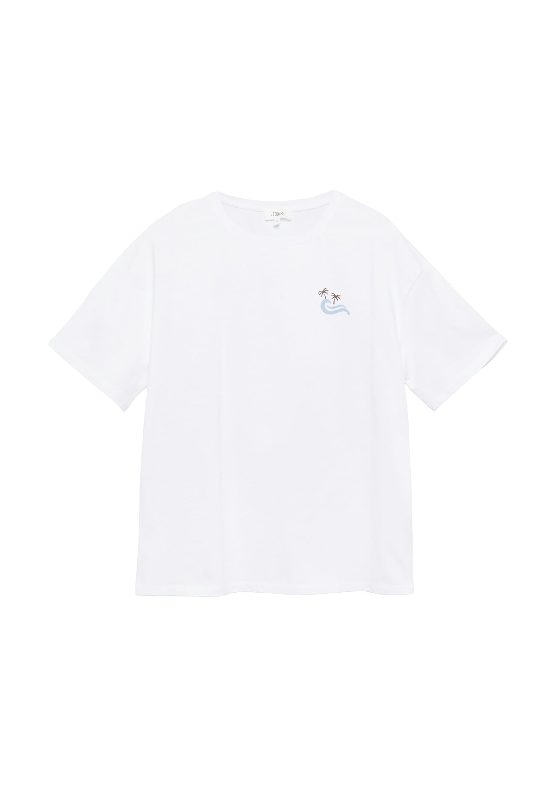 s.Oliver RED LABEL Relaxed Fit T-Shirt Print Größe 50