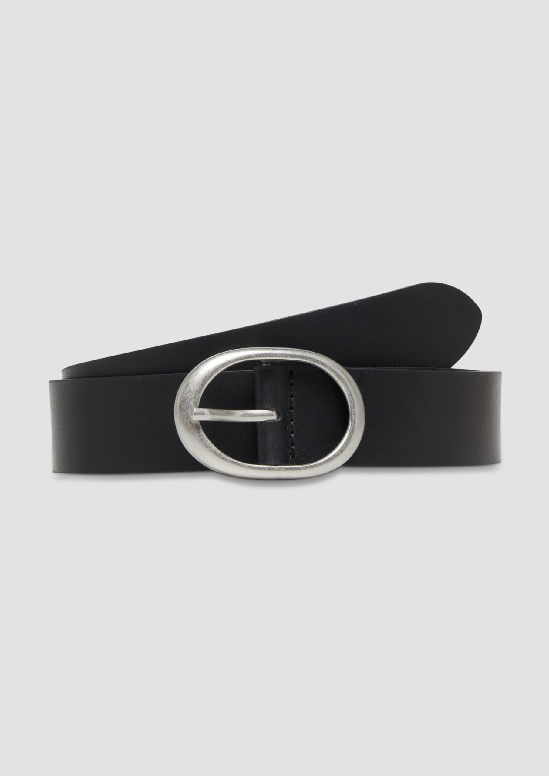 s.Oliver 2175365 Gürtel Grey/Black 1er Pack schmal