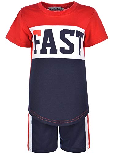 BEZLIT 30310 Sommer Set Jungen Rot 2-tlg bedruckt