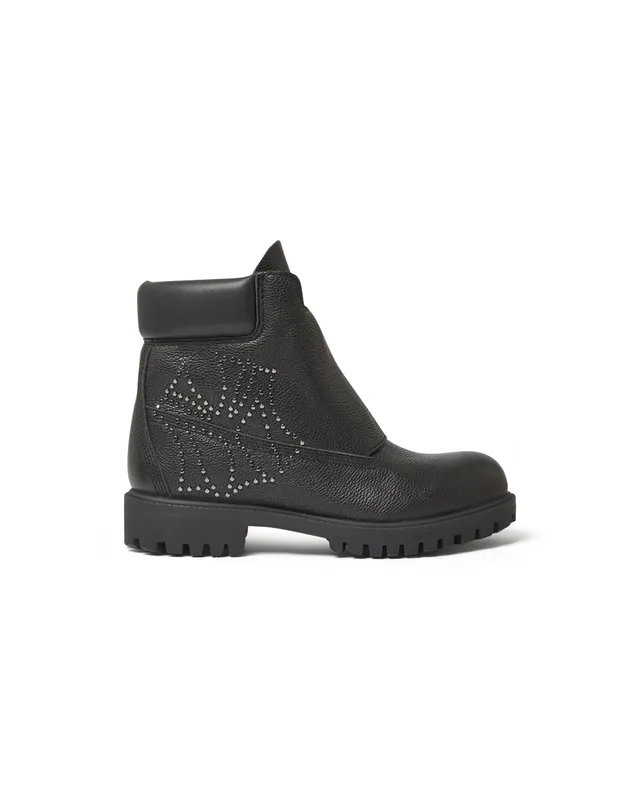 Mowalola Reign Boot Black Bullet Stiefel schwarz Leder