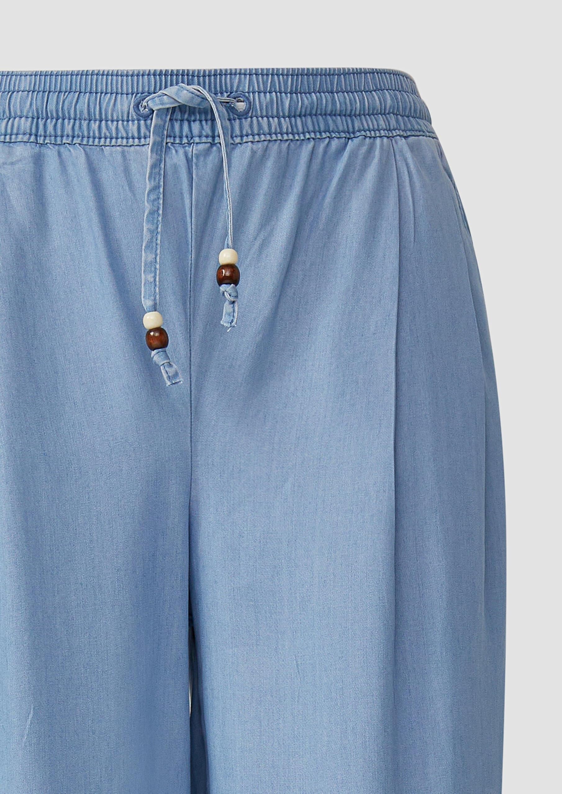 s.Oliver Suri Lyocell Culotte 42 Relaxed Fit Elastikbund
