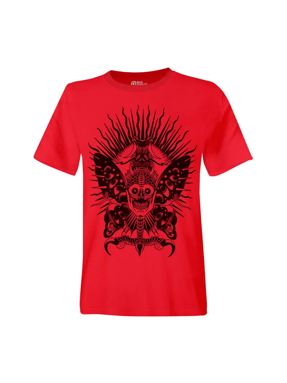 dna merch Loco Sailor Scary Butterfly Unisex T-Shirt weiß