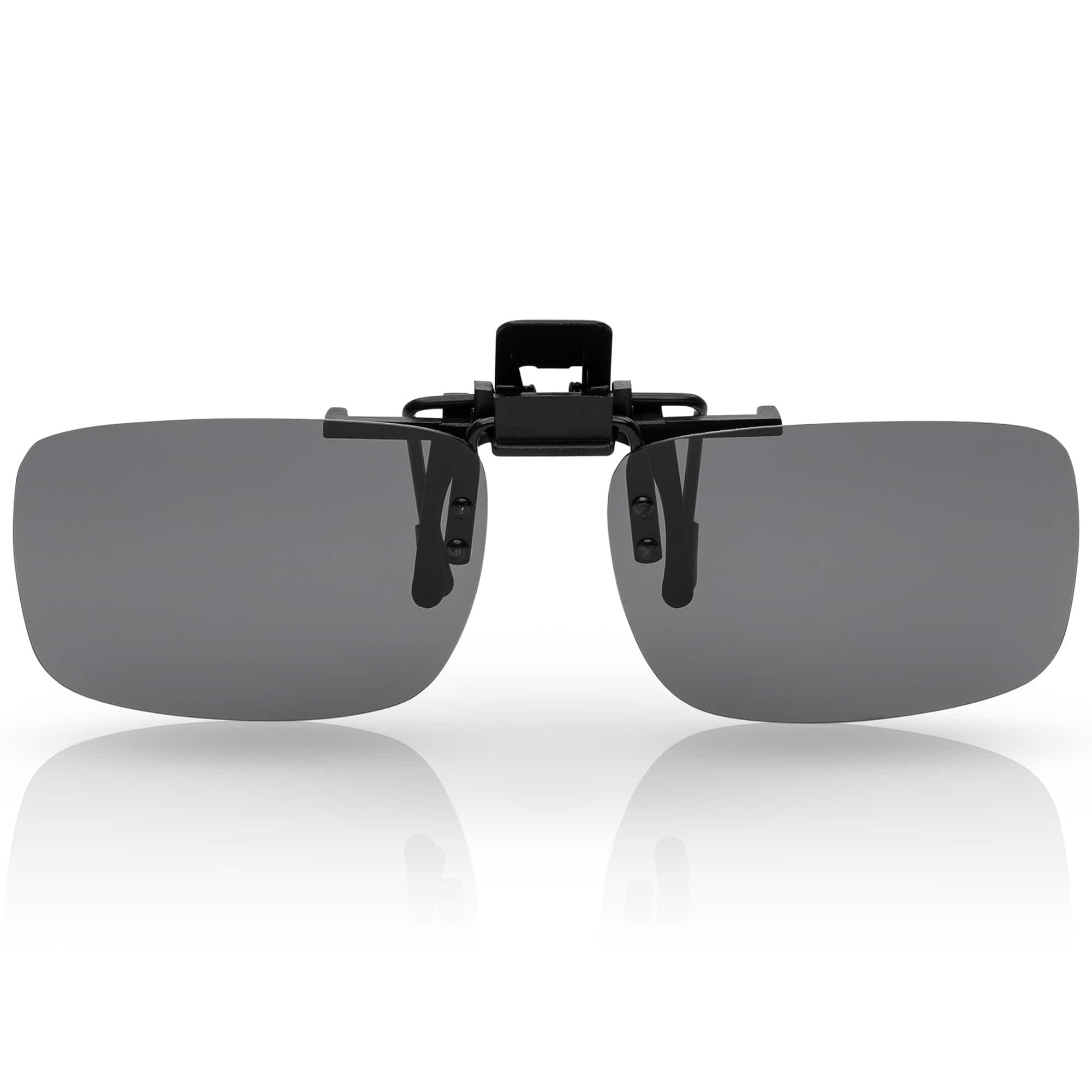 BEZLIT Clip-On Sonnenbrillenaufsatz Grau UV400 polarisiert