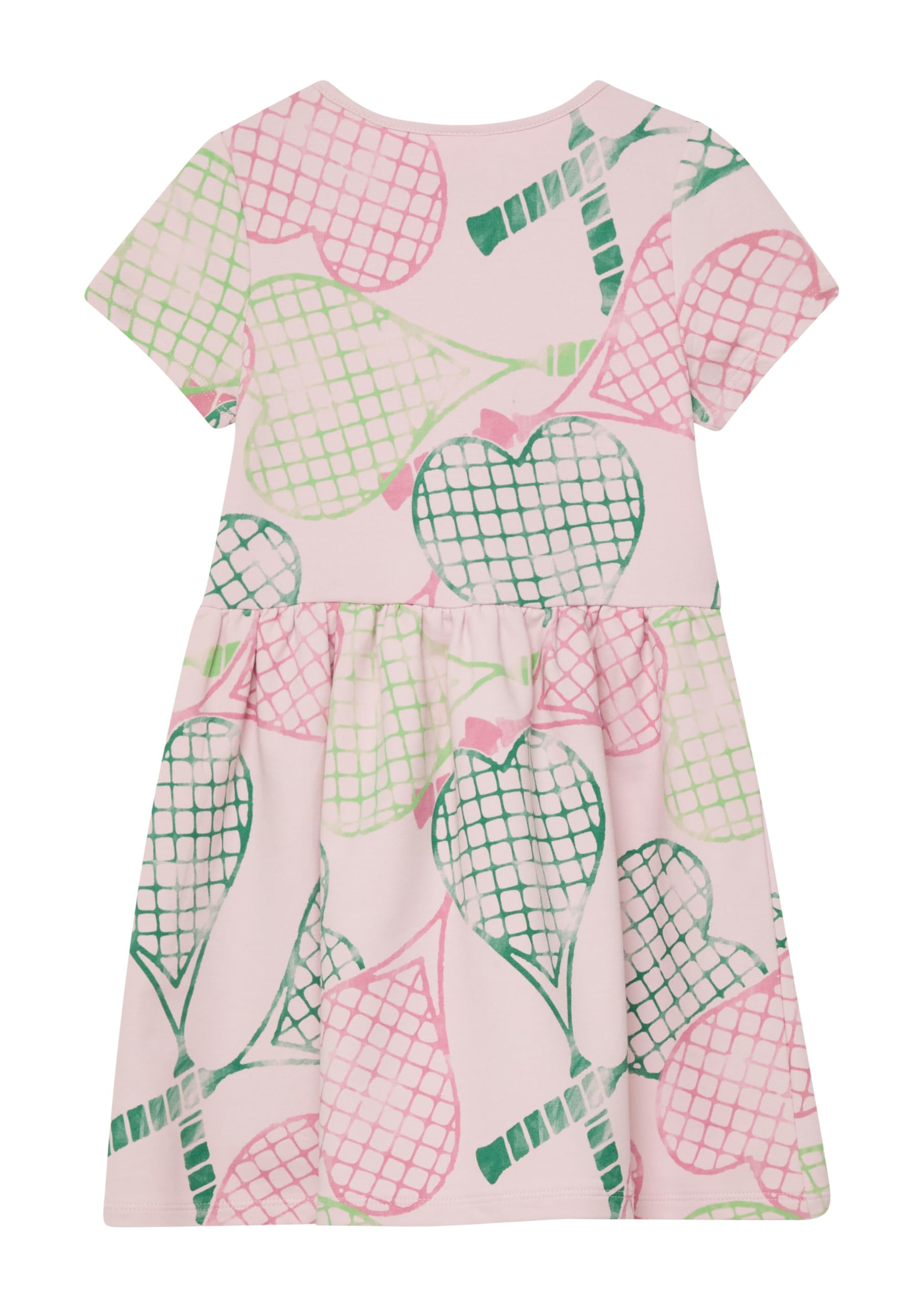 s.Oliver Junior Sweat-Kleid All-Over-Print Gr.116 kurz