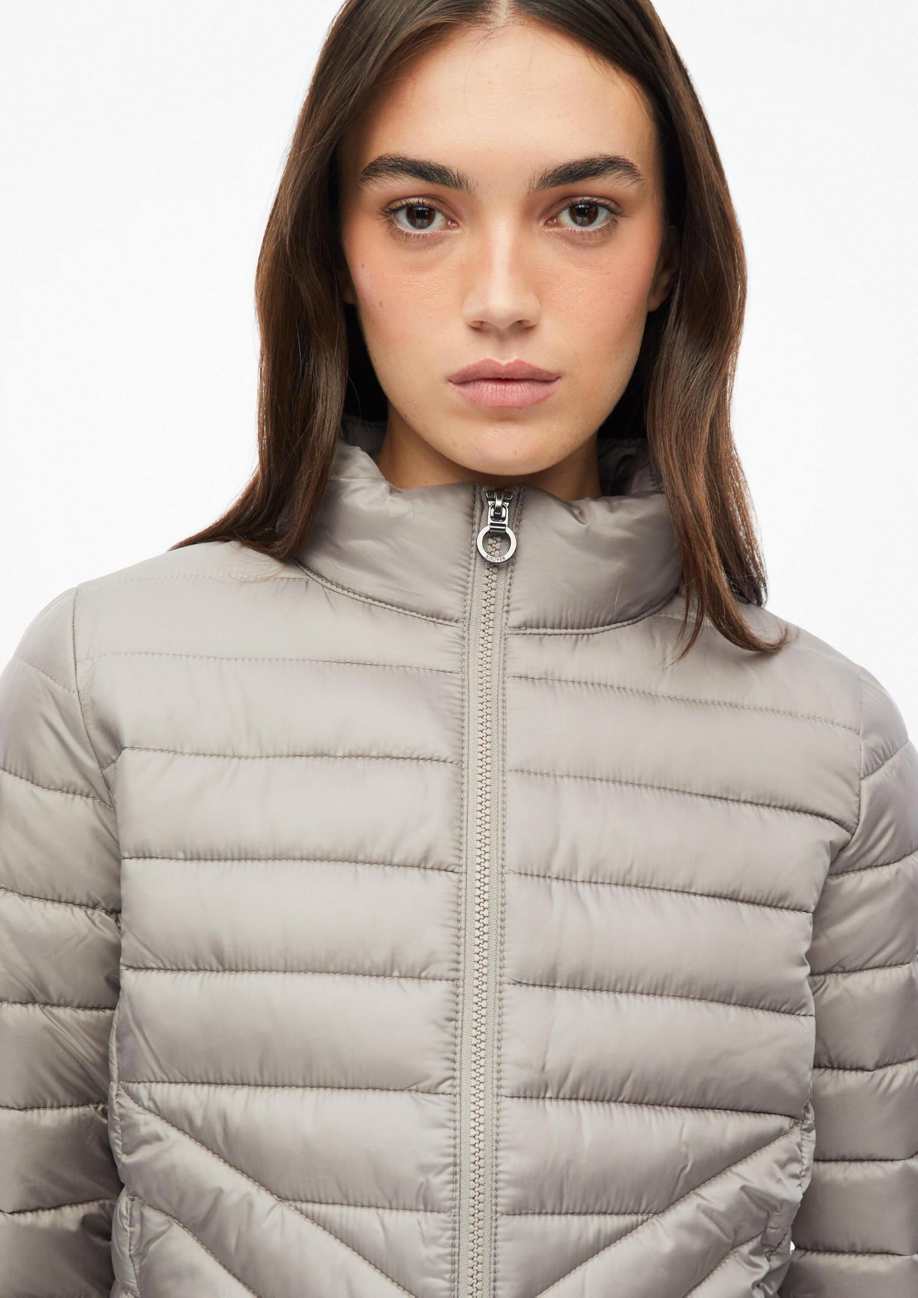 s.Oliver RED LABEL Steppjacke Packfunktion Grau leicht