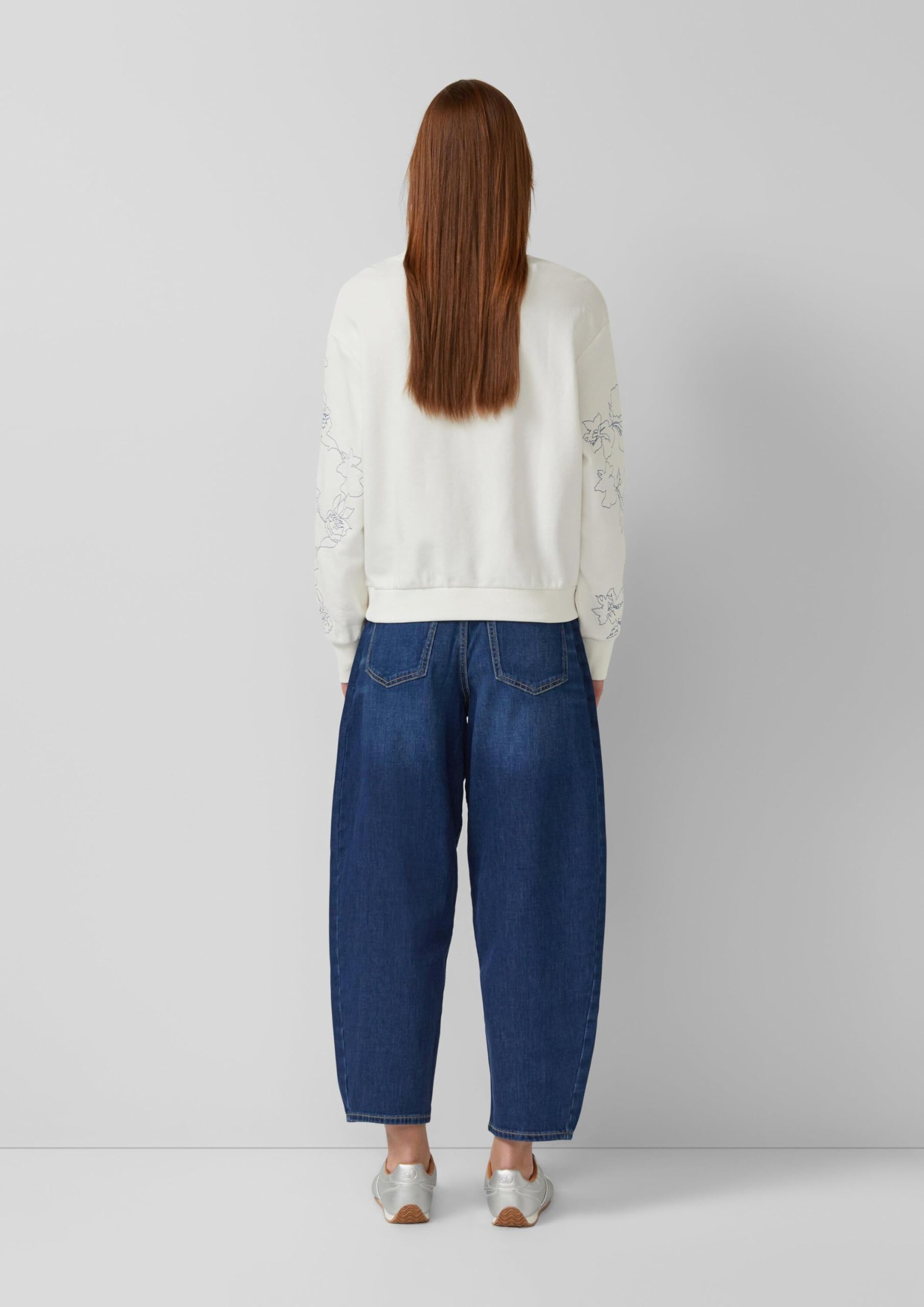 s.Oliver Red Label Sweatshirt mit Stickerei für jeden Tag