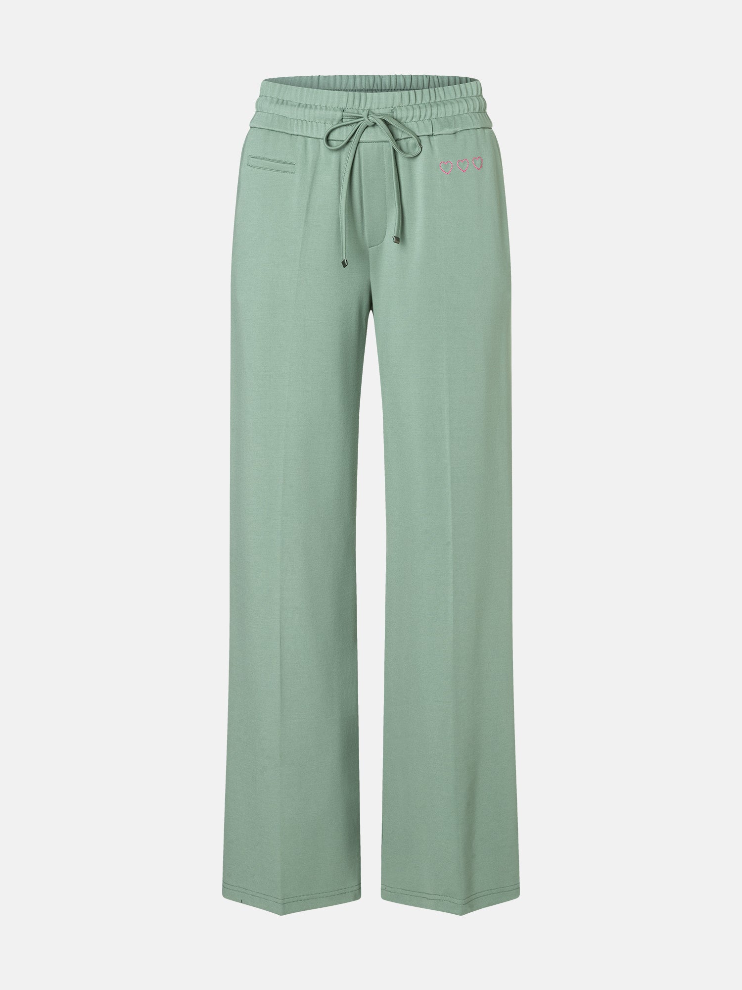 Lieblingsstück Wide Leg Hose garden green mit Elastan