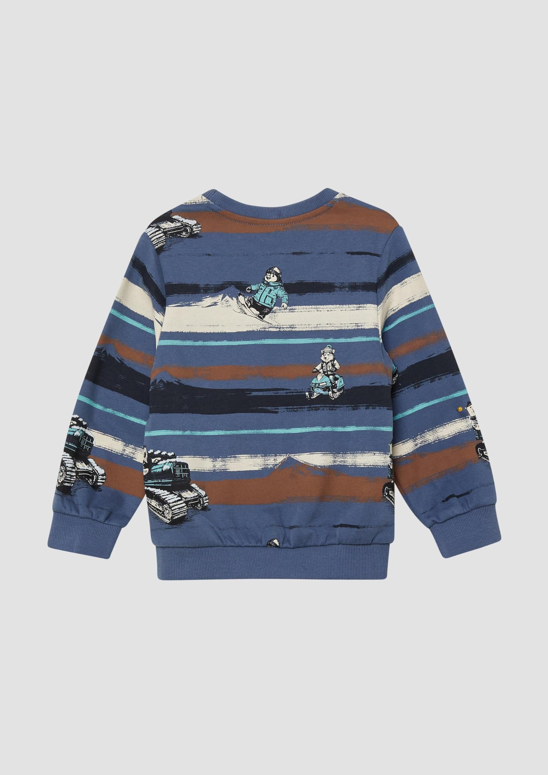 s.Oliver Junior Sweatshirt All-Over-Print Blau 116-122