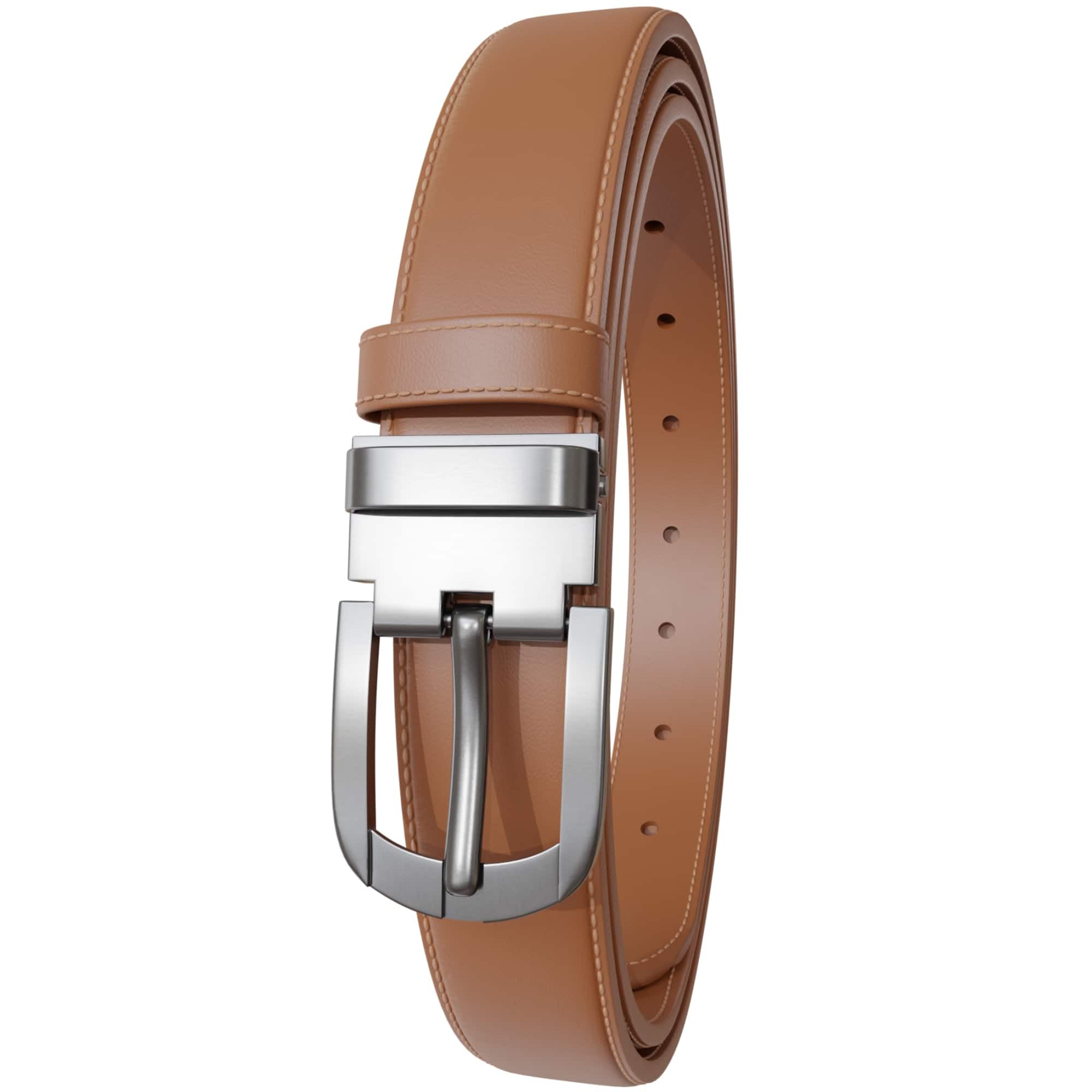 BEZLIT Herren Ledergürtel 3 cm Hellbraun Echtleder kürzbar