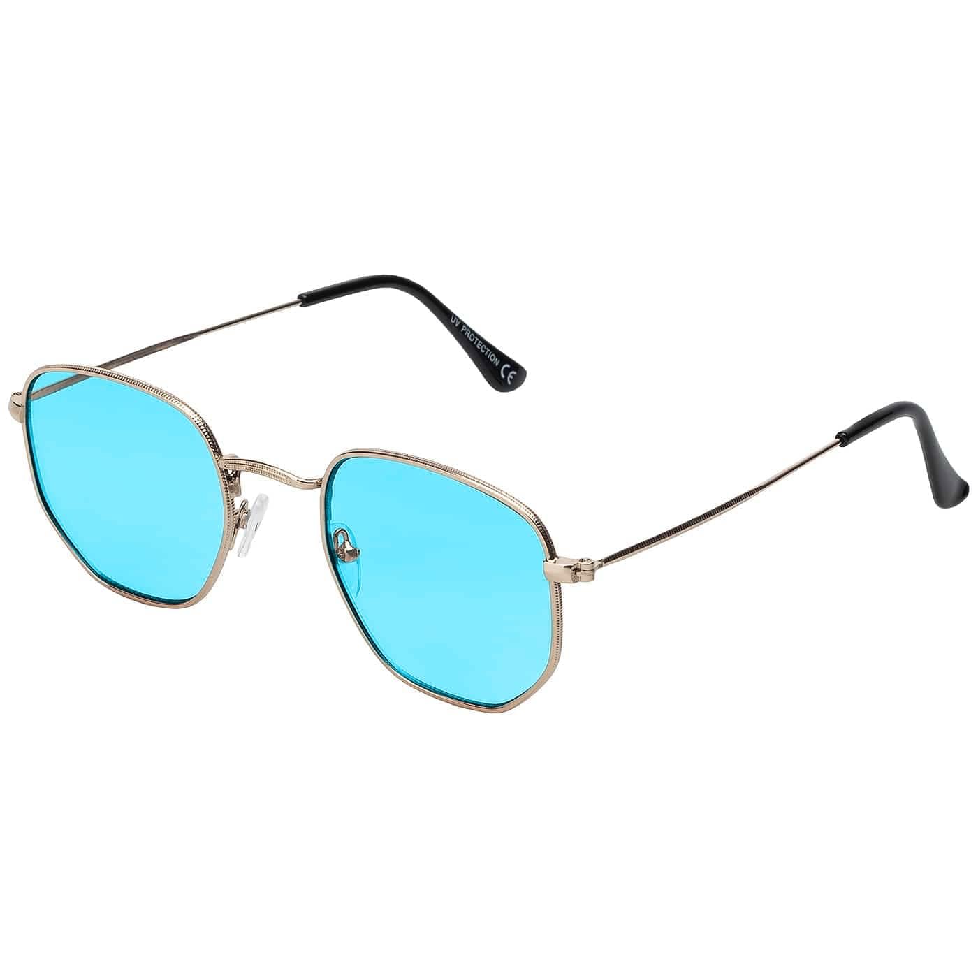 BEZLIT 30561 Piloten Sonnenbrille Hellblau Metall