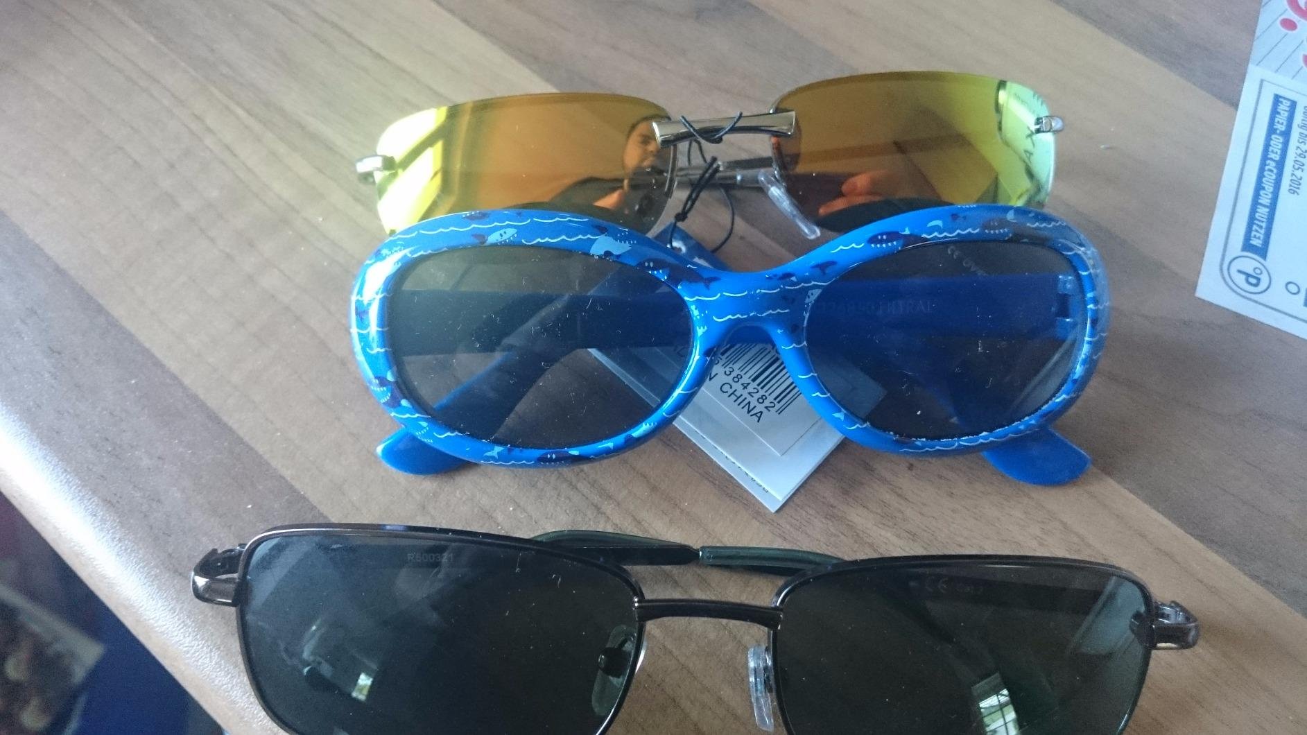BEZLIT Sonnenbrille Rechteckig UV400 Metallbügel Unisex