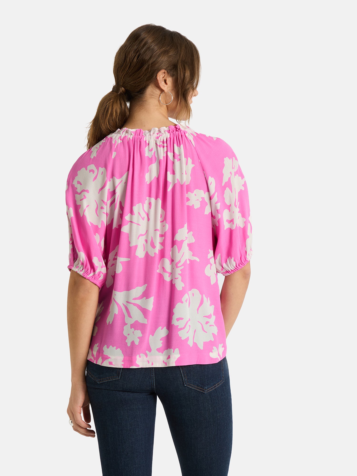 Lieblingsstück RiaL Blusenshirt Viskose pearl gerafft