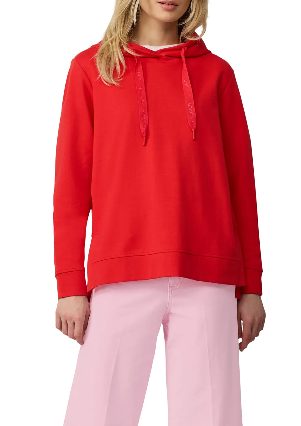 s.Oliver Junior Kapuzensweatshirt hellblau Relaxed Fit