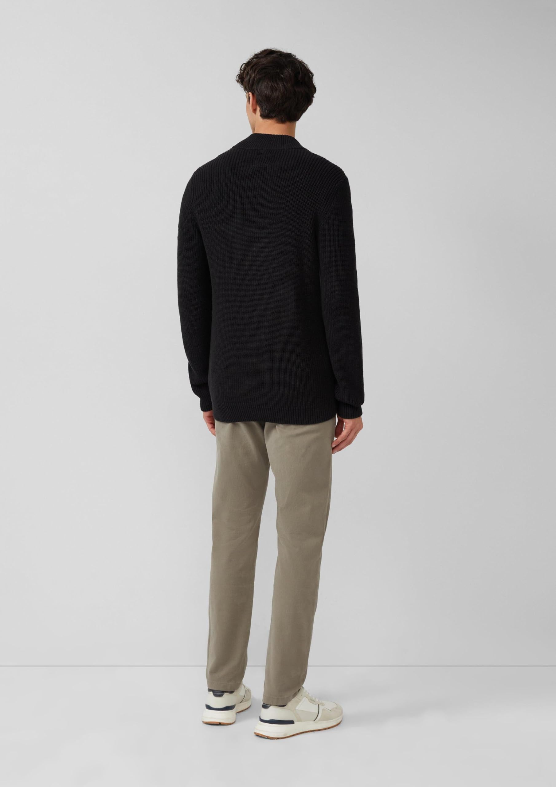 s.Oliver RED LABEL Cardigan Struktur schwarz S