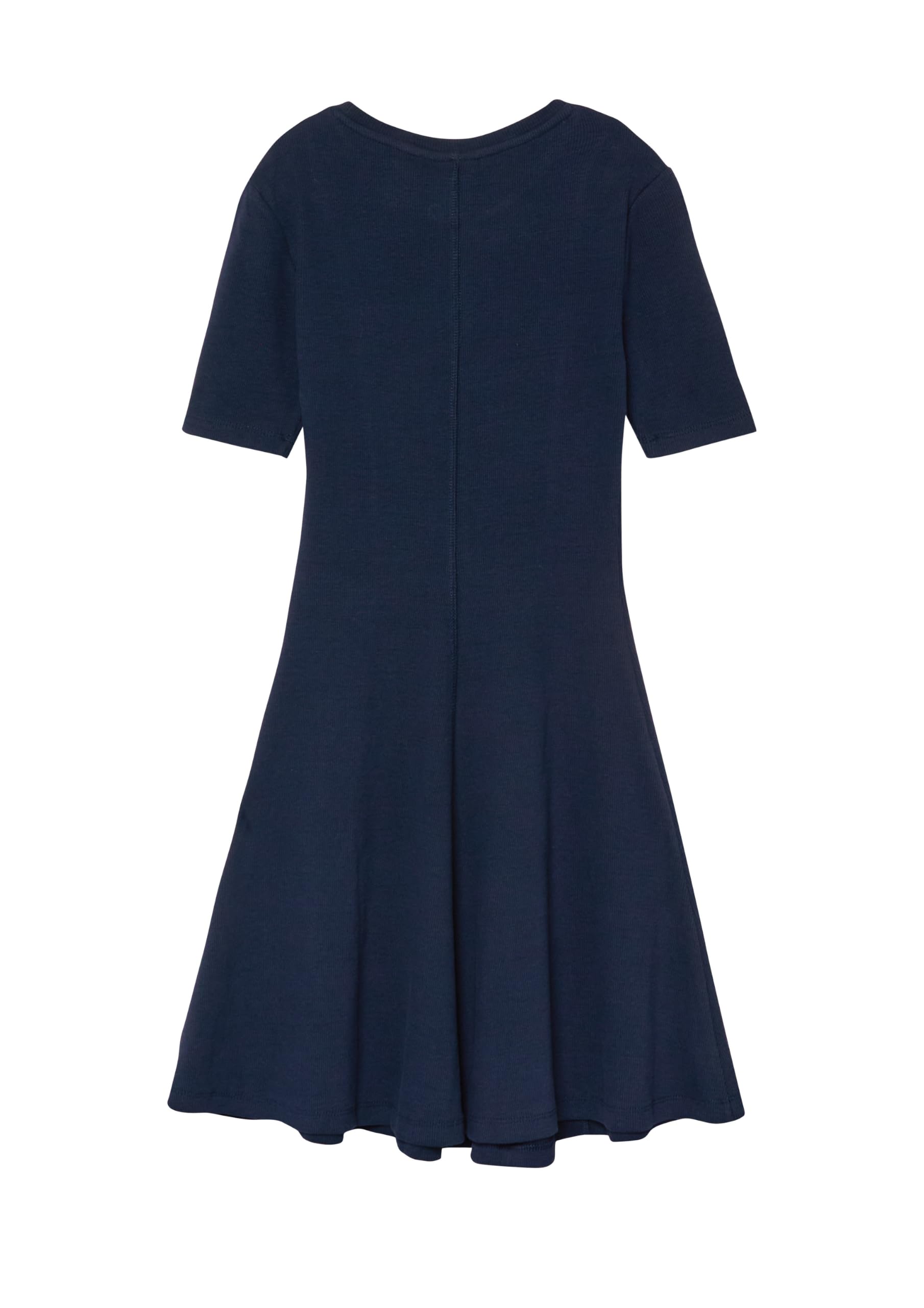 s.Oliver RED LABEL Rippkleid kurzarm Navy