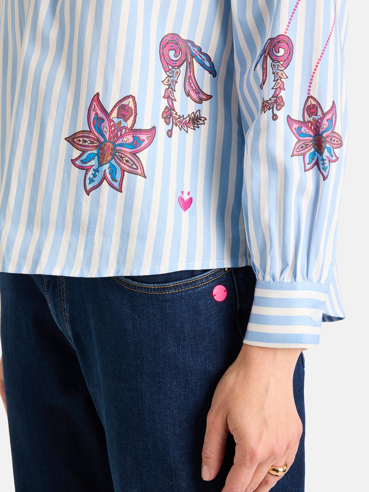 Lieblingsstück KalilaL Bluse blue frost aus Lyocell