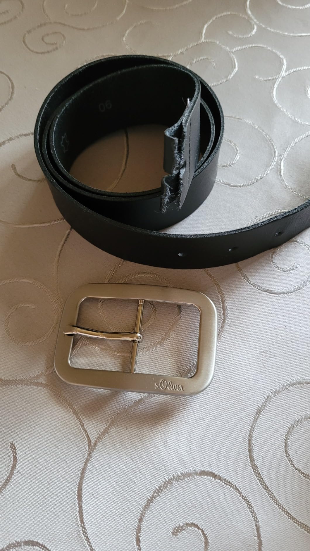 s.Oliver Red Label Taillengürtel Leder Gürtel Damen
