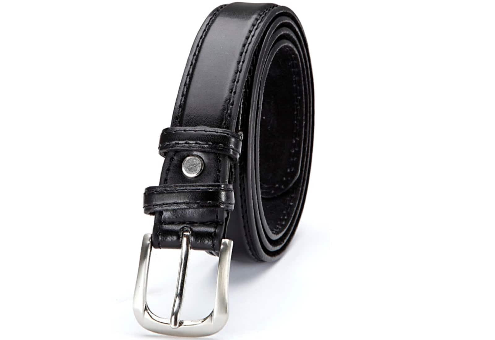 BEZLIT Herren Echtleder-Gürtel 3 cm Schwarz Größe 105
