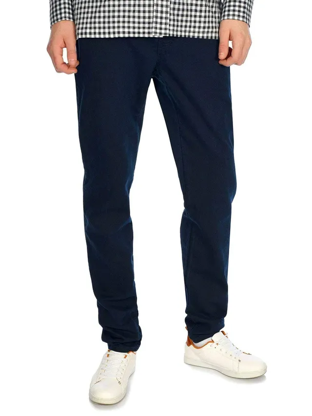 BEZLIT Jungen Chino Hose Jeans-Optik schwarz elastisch