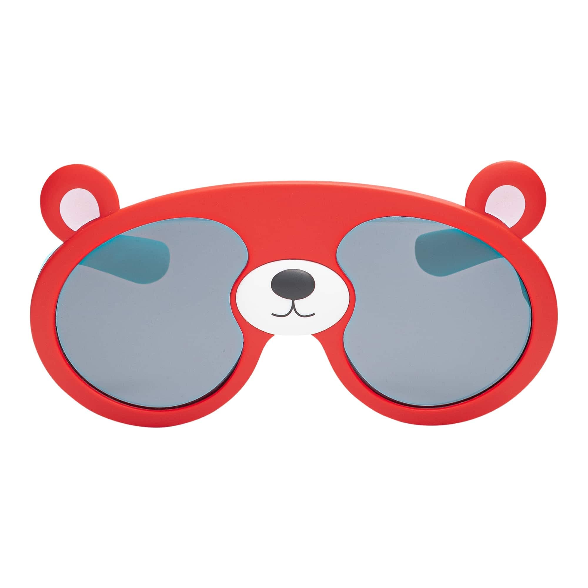 BEZLIT Bär Kinder Sonnenbrille Rot-Blau polarisiert UV400