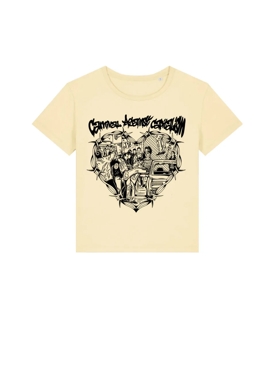 dna merch Carnival Against Capitalism Damen T-Shirt Bio-Baumwolle