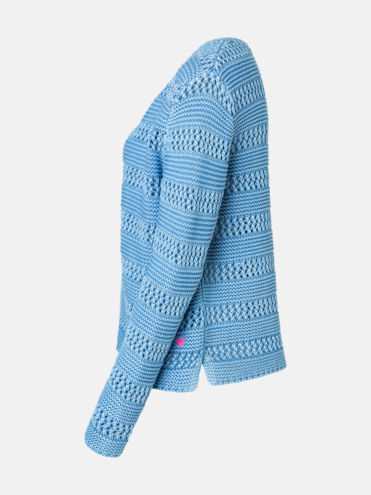 Lieblingsstück TienL Strickjacke skyblue Lochmuster