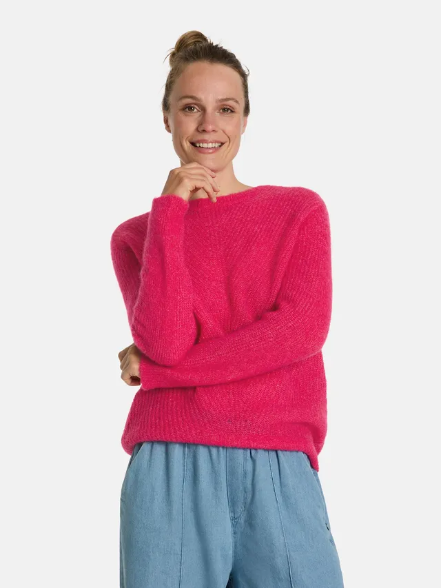 Lieblingsstück BabroEP Pullover wineberry mit Alpaka