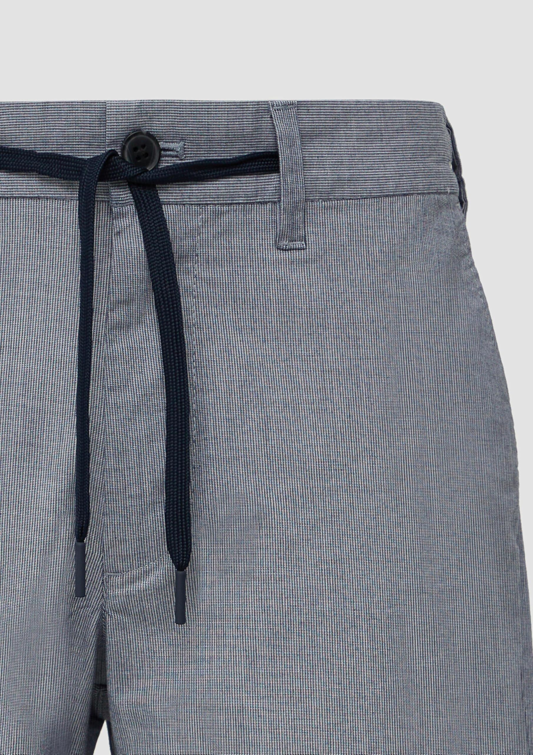 s.Oliver RED LABEL Chino-Shorts Baumwollstretch Bermuda 34 tiefblau