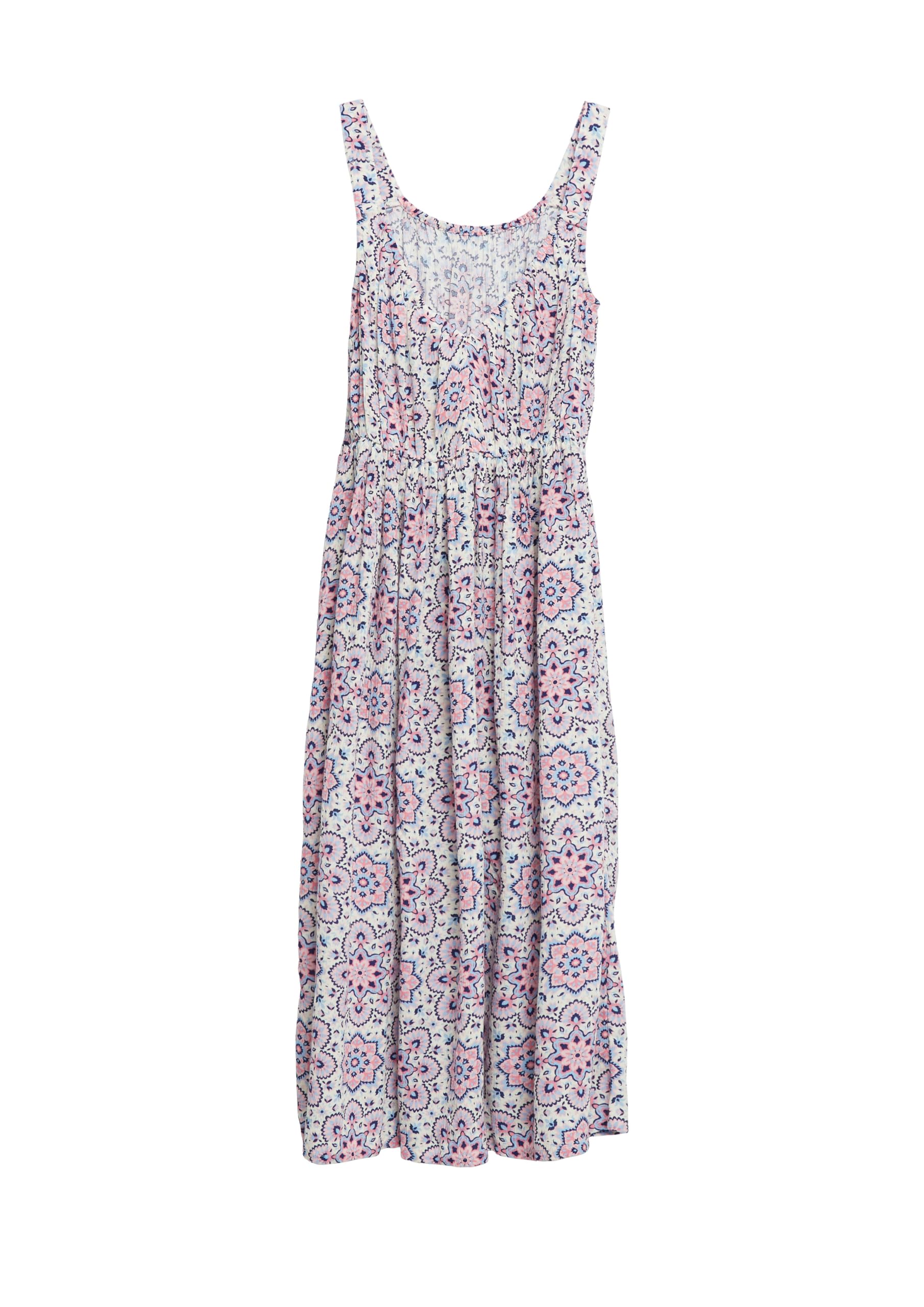 s.Oliver Midi-Kleid Crinkle-Viskose creme Gr.140