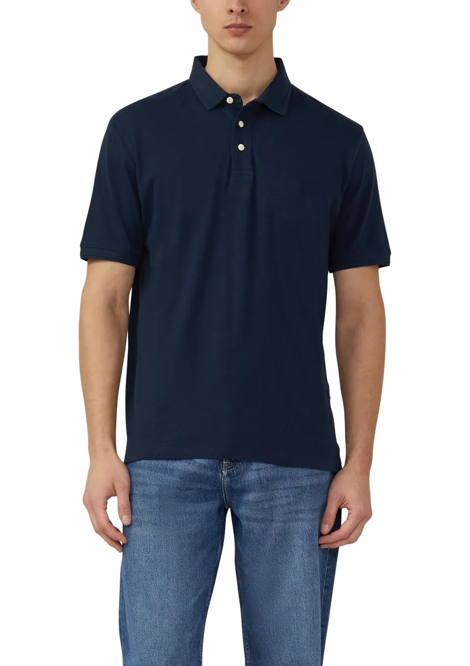 s.Oliver Junior Poloshirt Baumwoll-Leinenmix Sommer