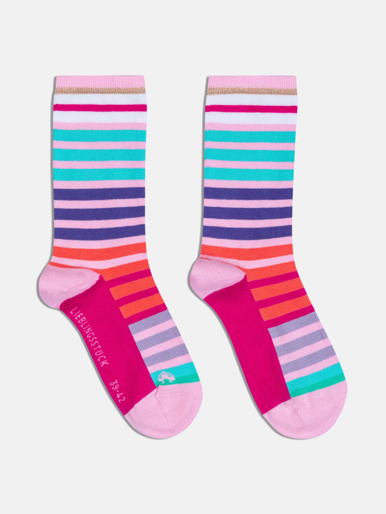 Lieblingsstück RainbowEP Socken rose 3er Pack gestreift