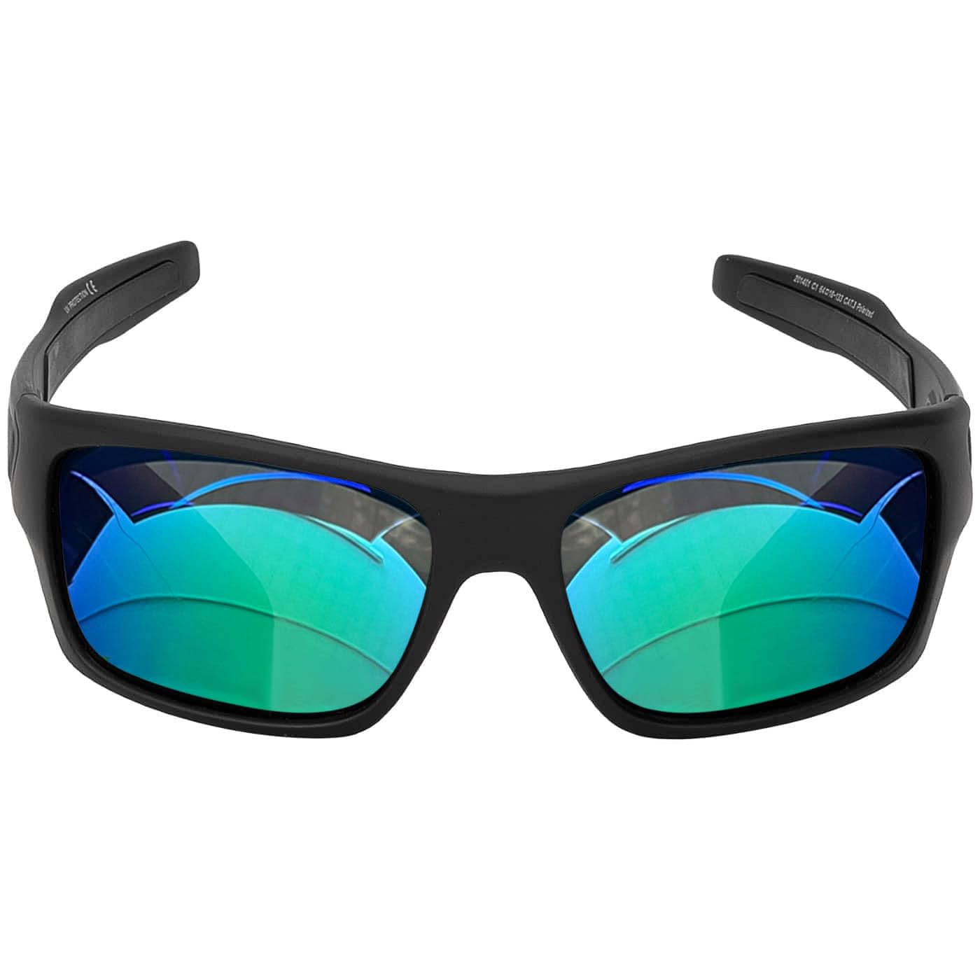 BEZLIT Sport Sonnenbrille polarisiert Schwarz Grün/Blau