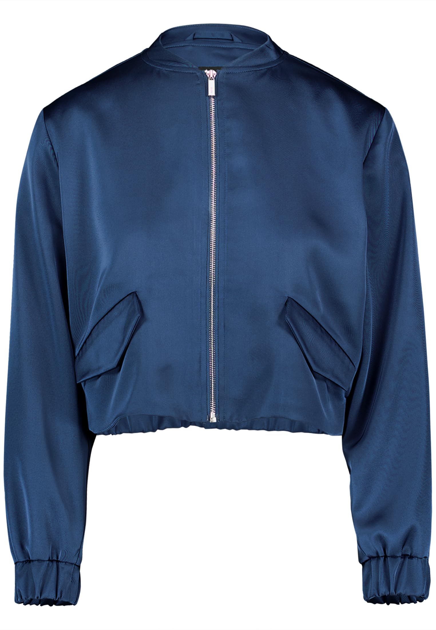 zero Blouson Langarm Jacke 40 Silver Blue leicht