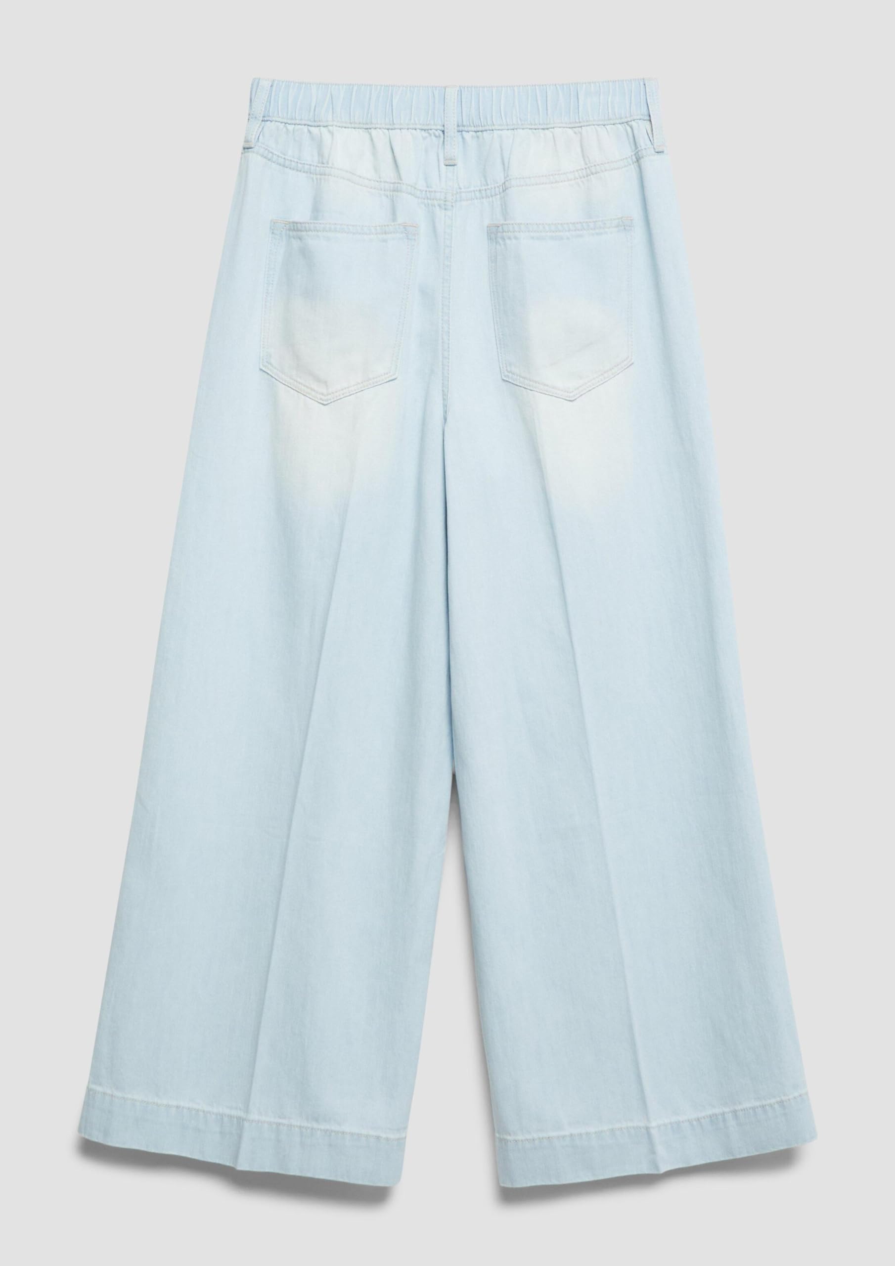 s.Oliver Red Label Suri Culotte-Jeans Damen Leinenmix Hellblau