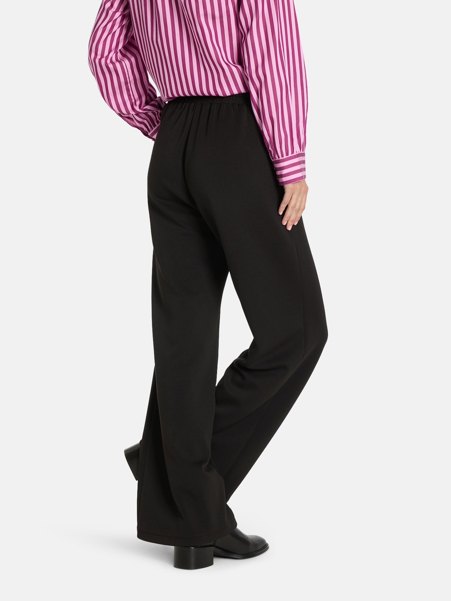 Lieblingsstück Wide Leg Hose Viskosemix black