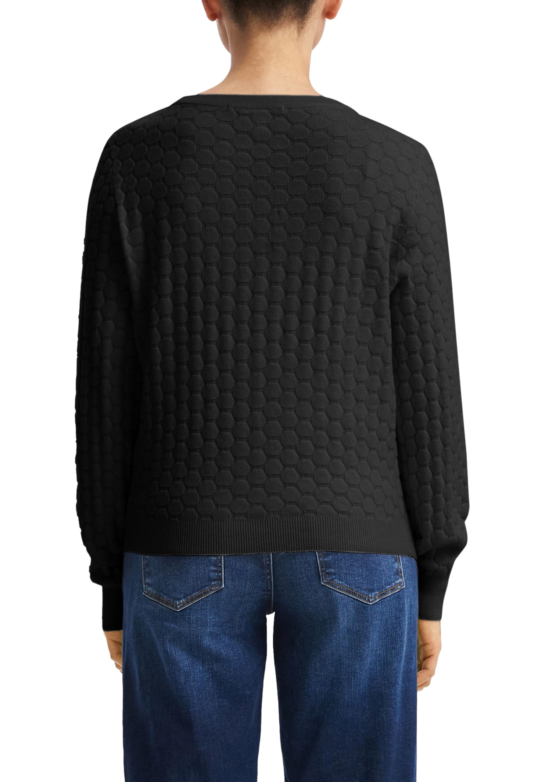 s.Oliver QS Strukturierter Pullover Strickpullover Größe M