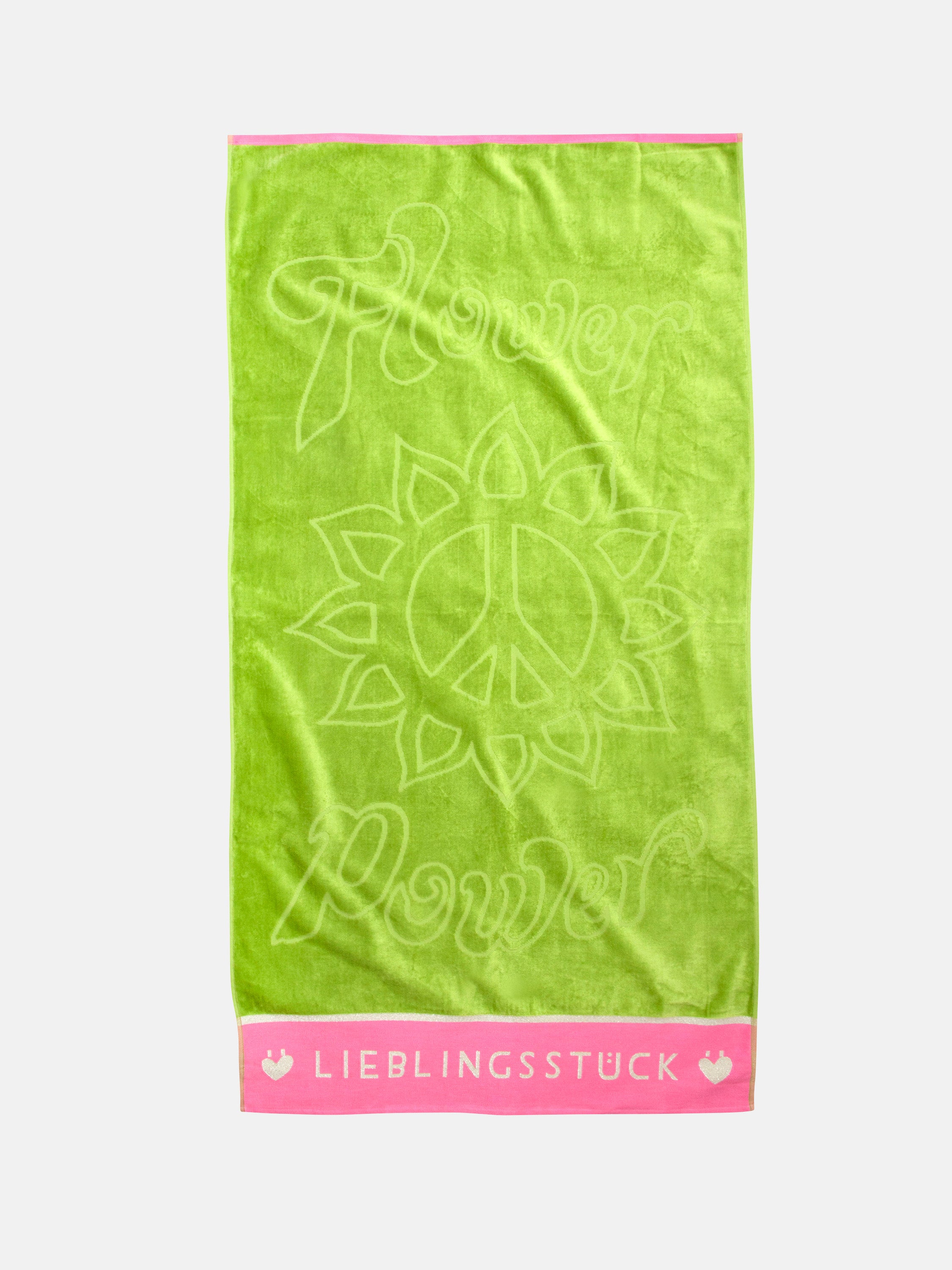 Lieblingsstück Badetuch Orange Baumwollmix Lurex