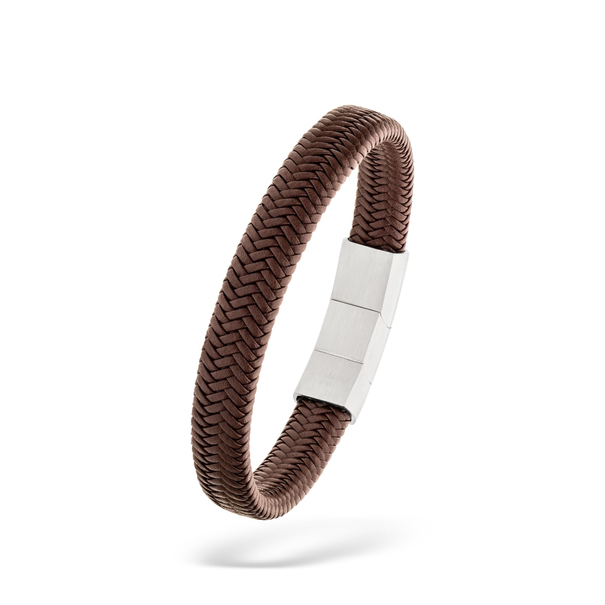s.Oliver RED LABEL Bold Lederarmband blau Edelstahl
