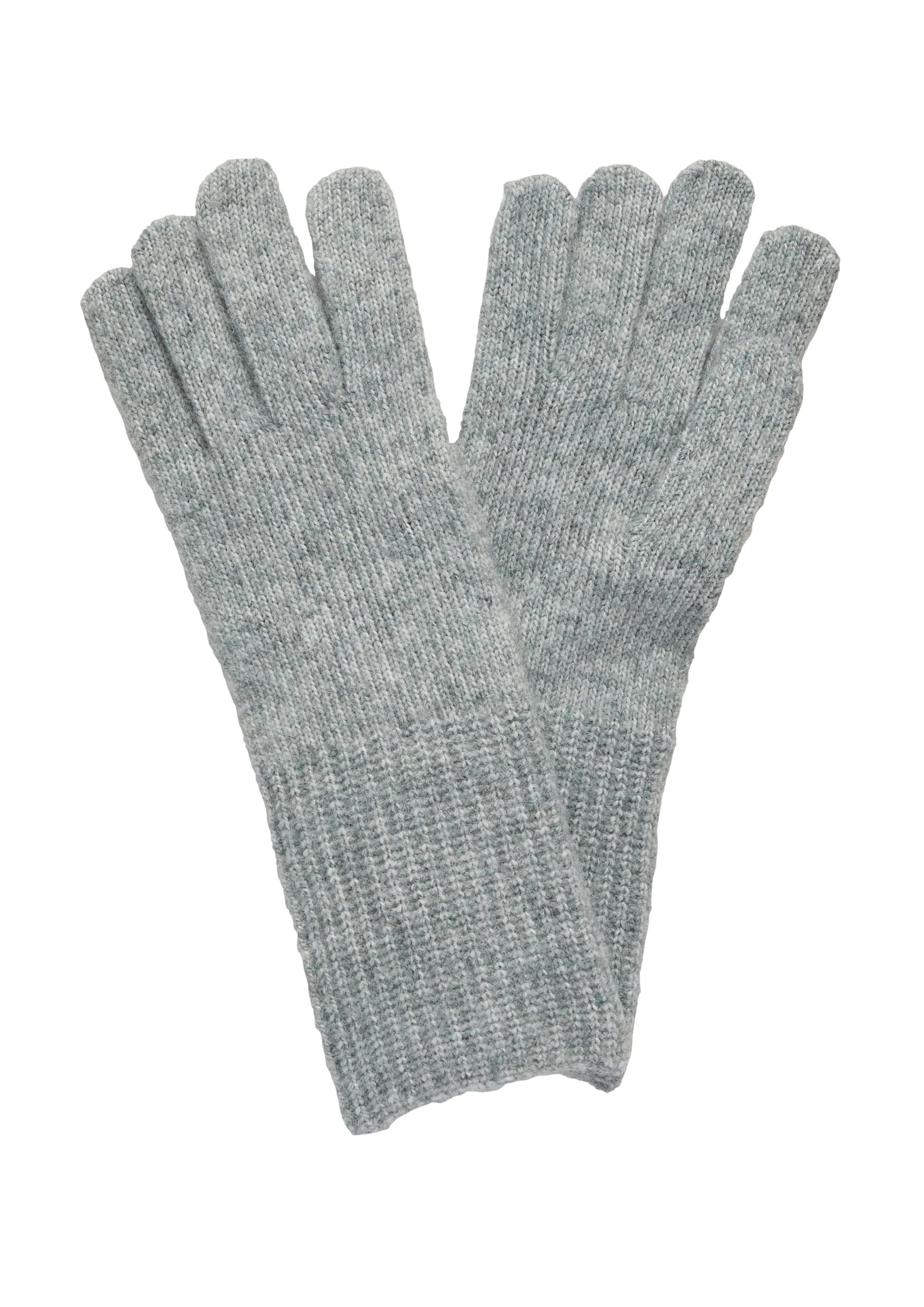 s.Oliver Strickhandschuhe Wollmix Pink Strickhandschuhe