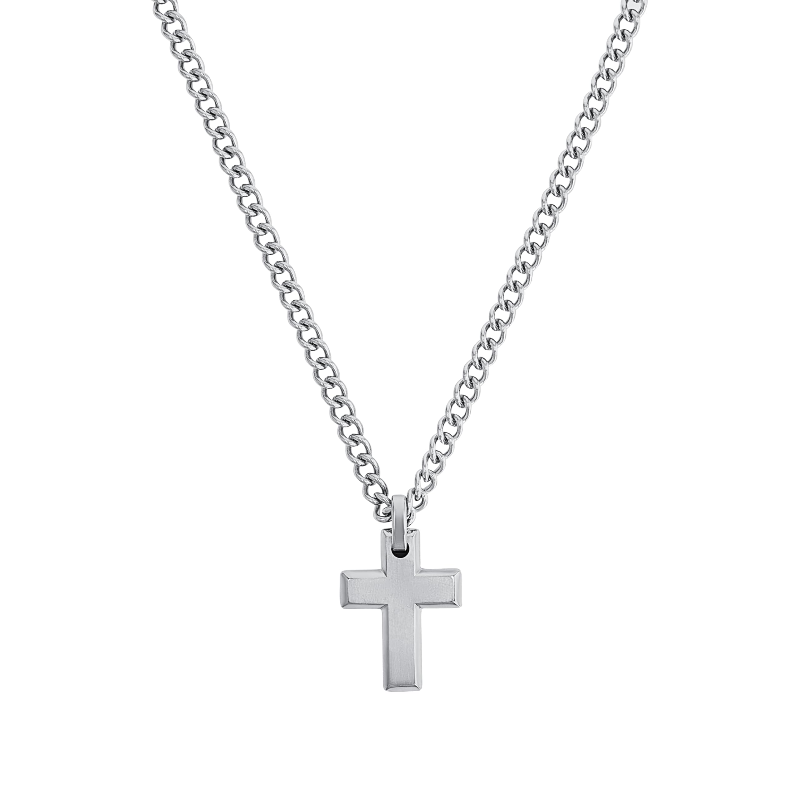s.Oliver Halskette Edelstahl Kreuz Gold Geschenk
