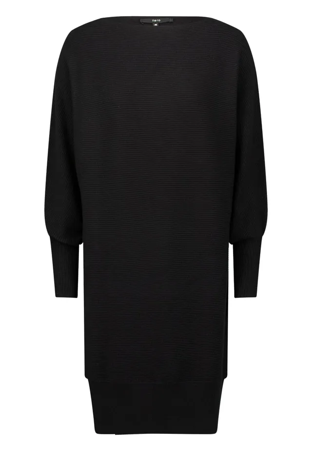 zero Strickkleid strukturiert U-Boot Black Beauty Gr.40